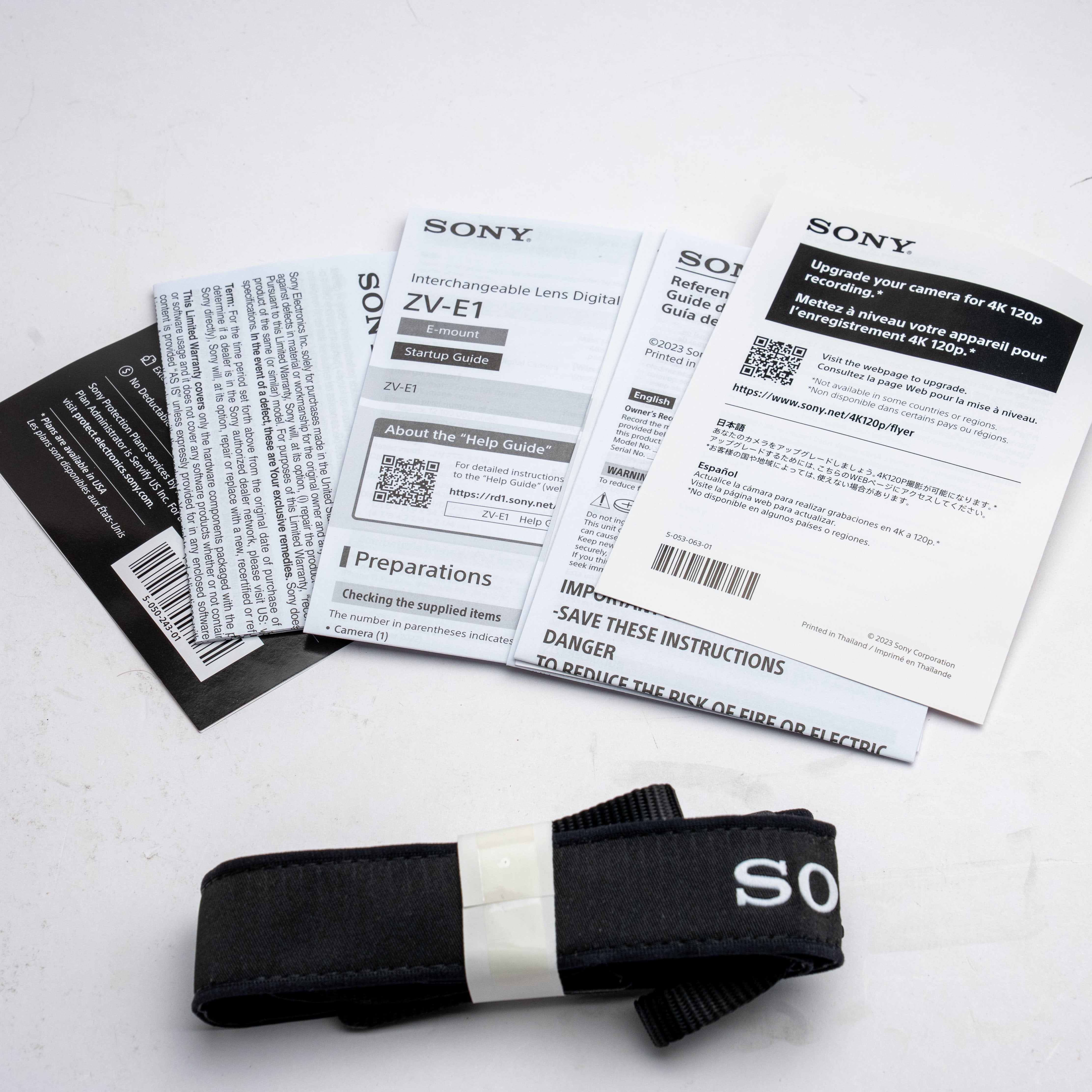 Sony ZV-E1 Mirrorless Camera (Black) - 1201