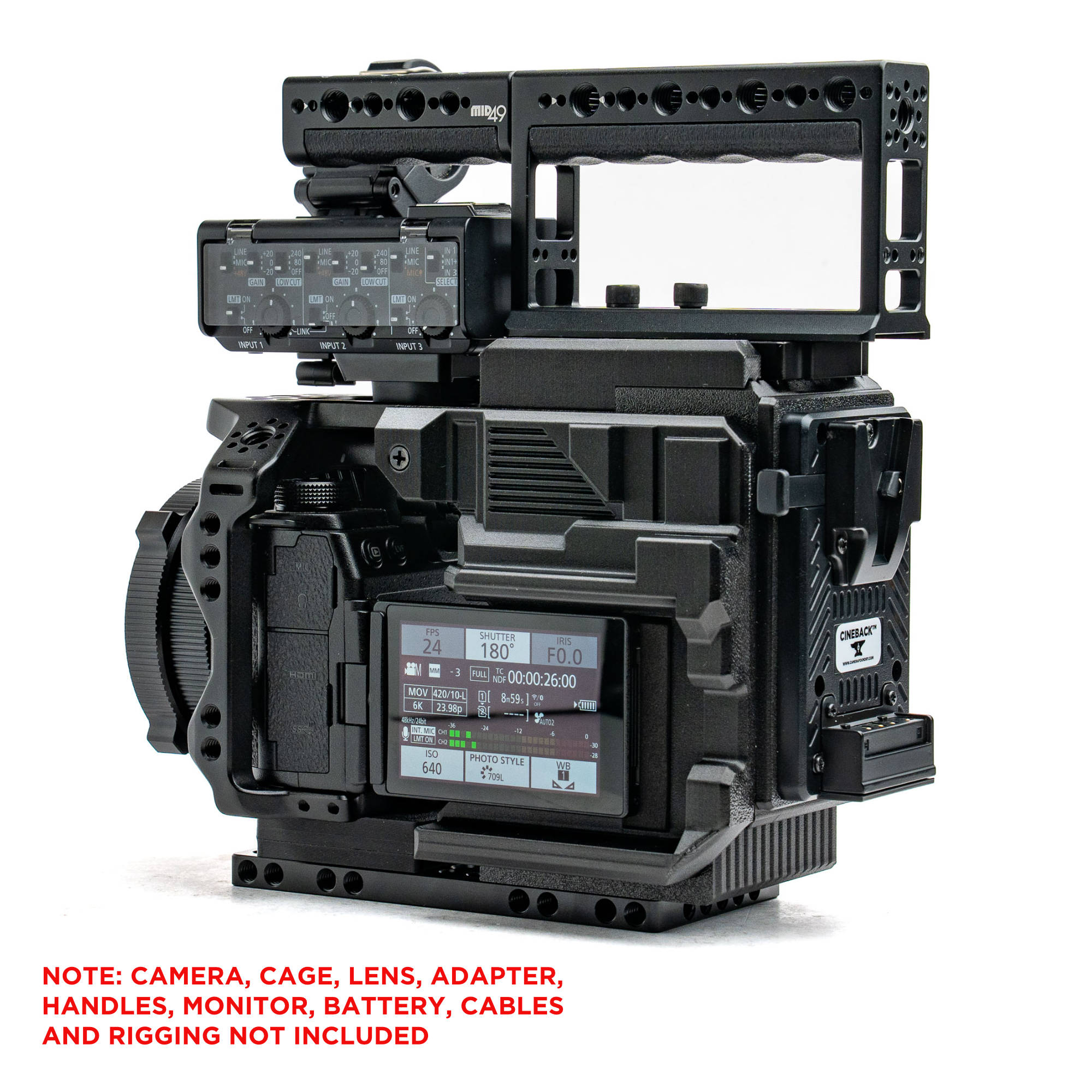 CineBack™ V2 for Panasonic LUMIX G9 II