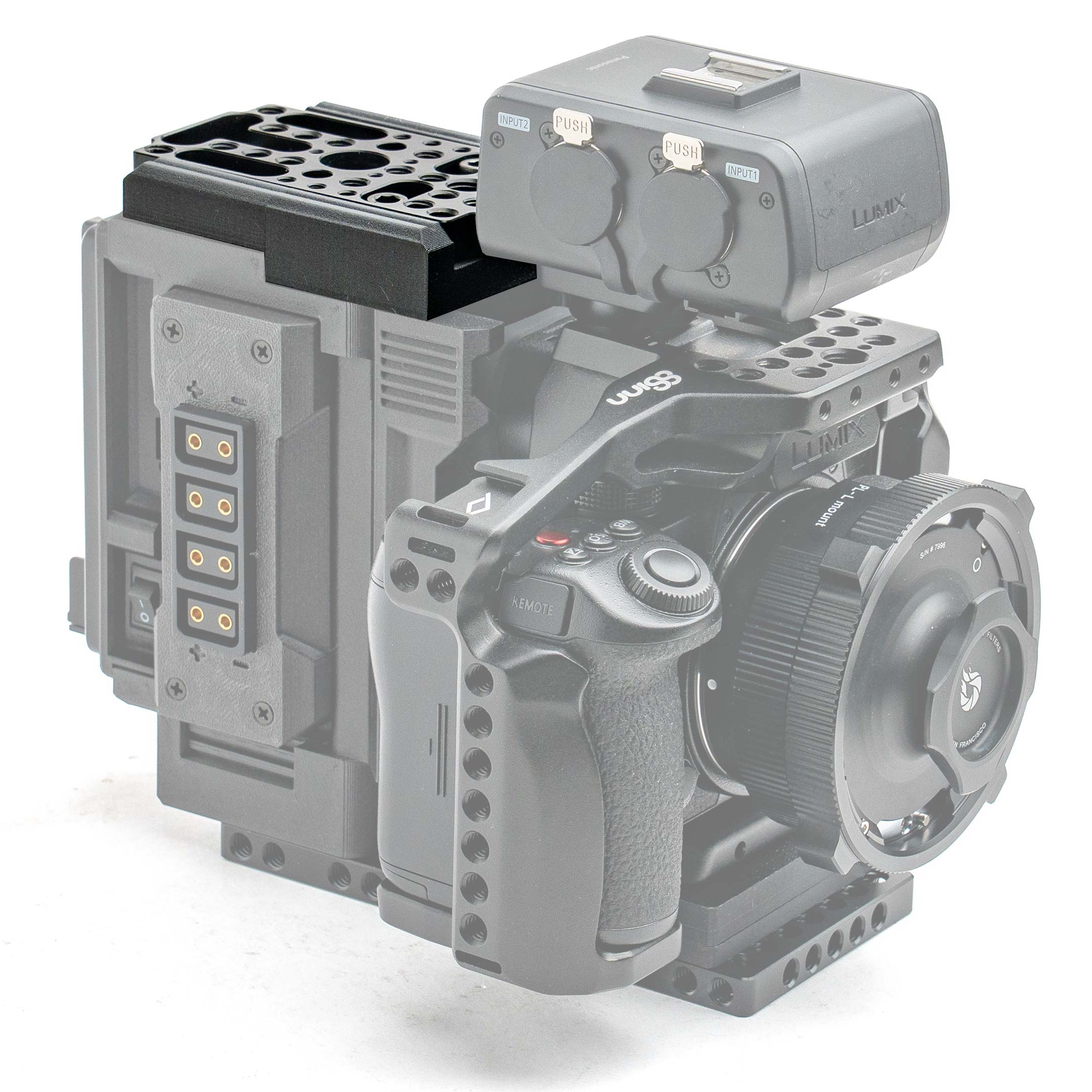 XLR Top Plate for LUMIX CineBack™ V2