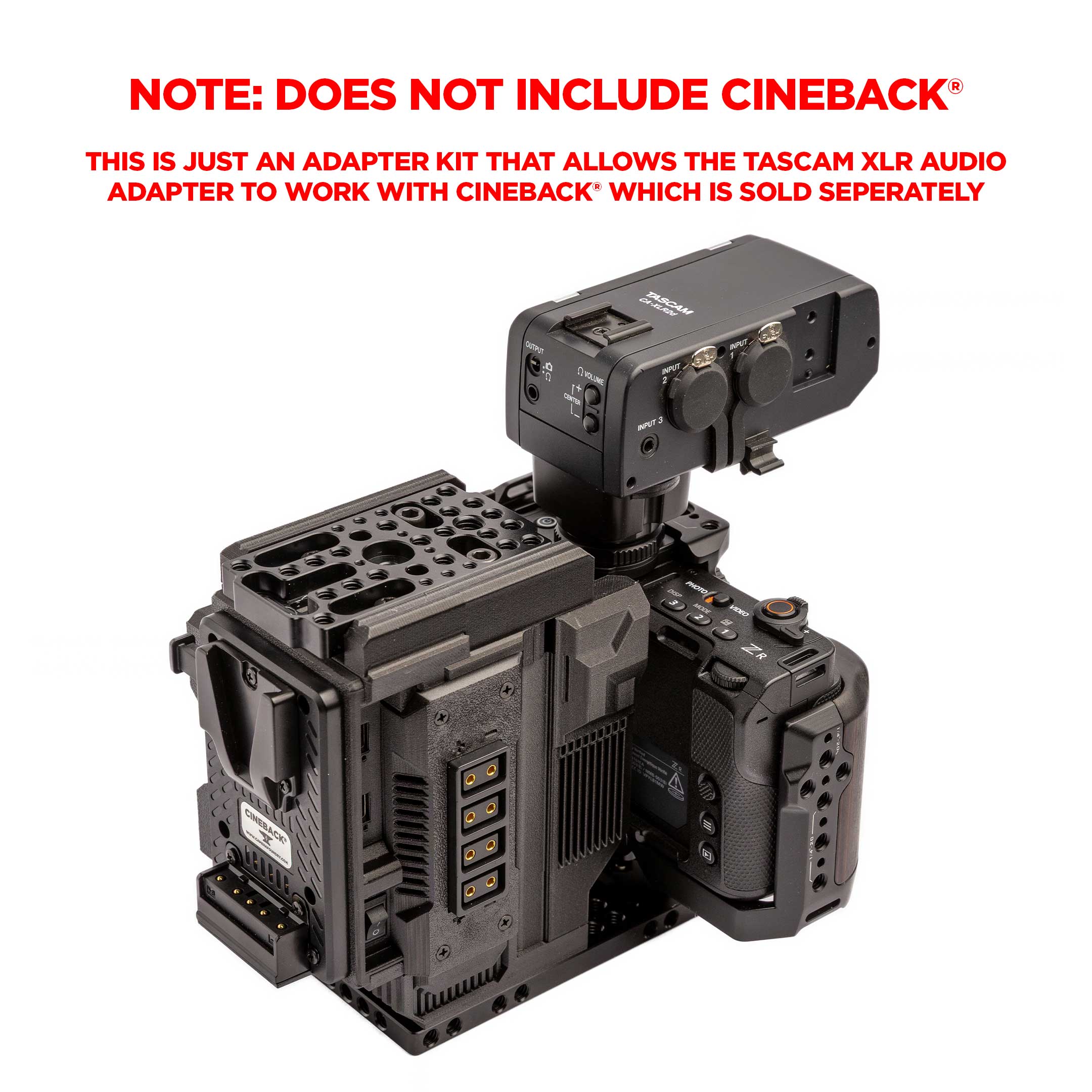 Nikon XLR Adapter Plate for CineBack®