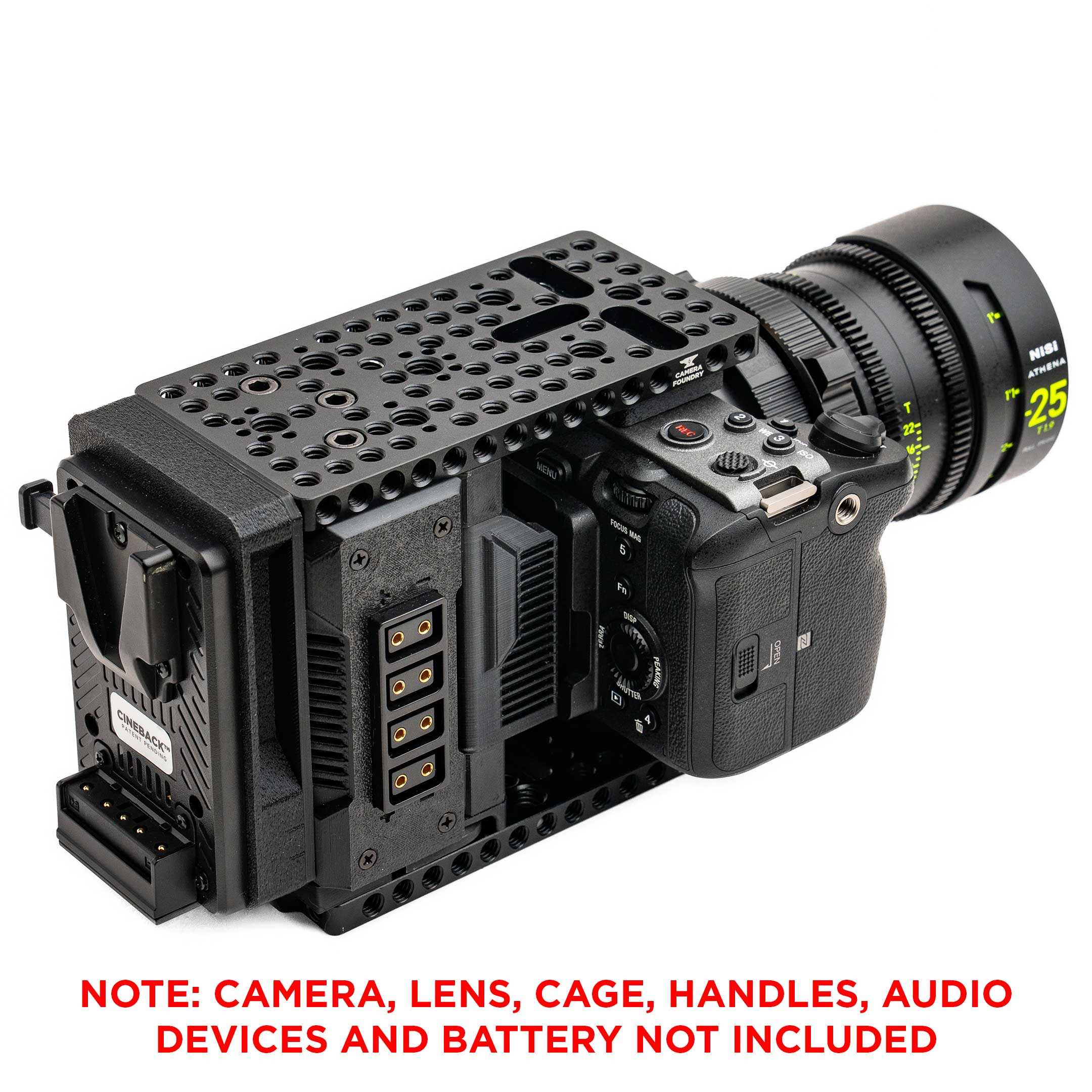 CineBack™ for FX3 and FX30