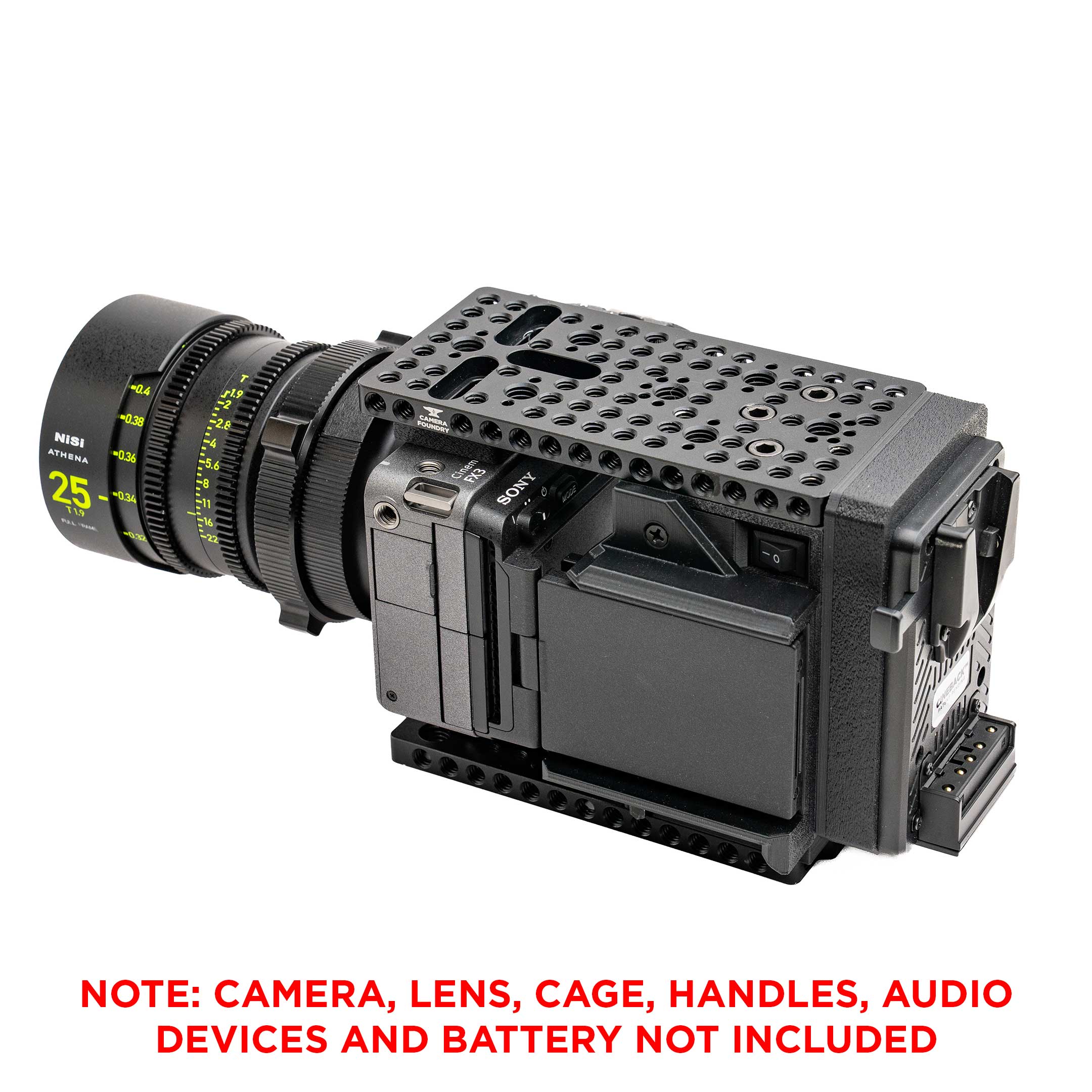 CineBack™ for FX3 and FX30