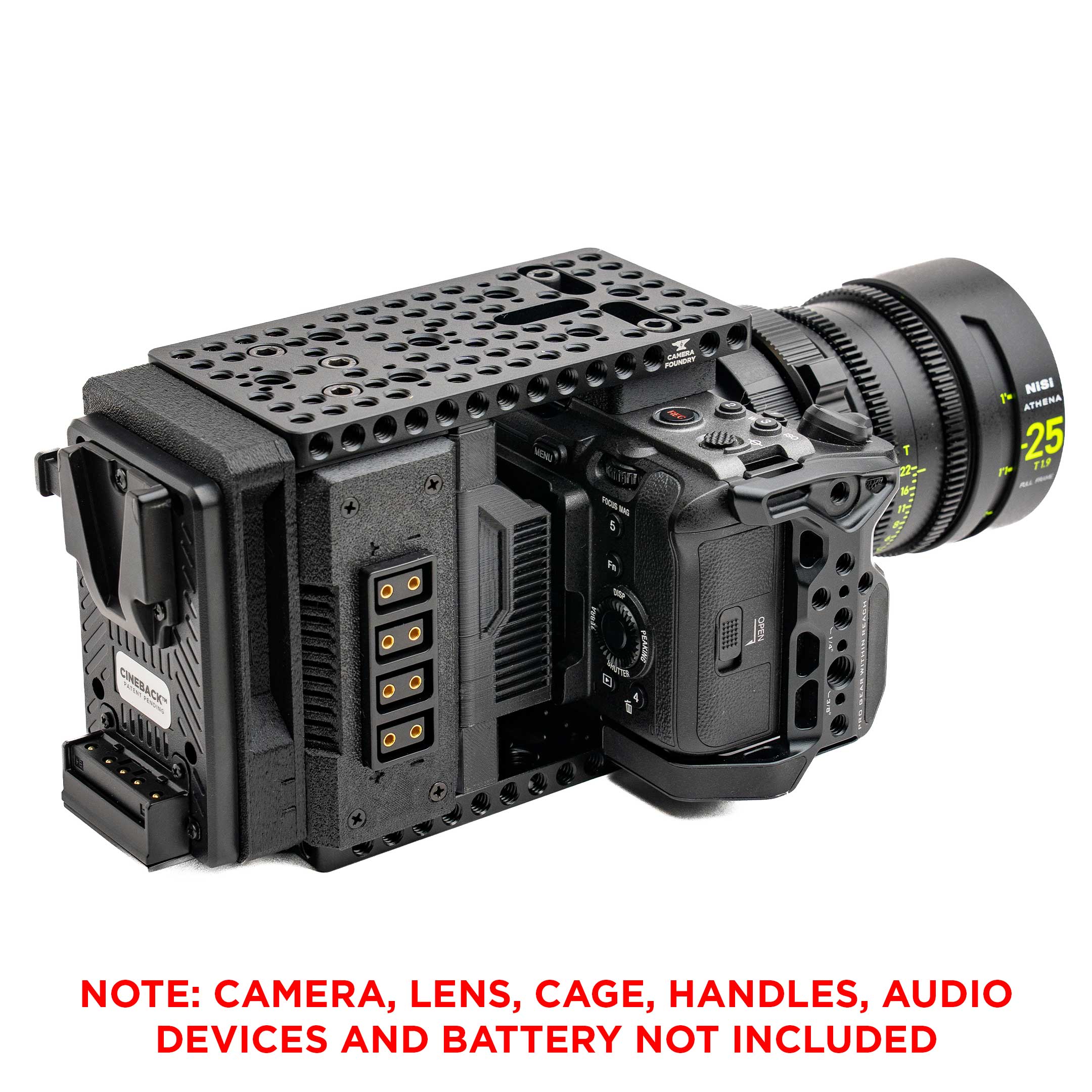 CineBack™ for FX3 and FX30