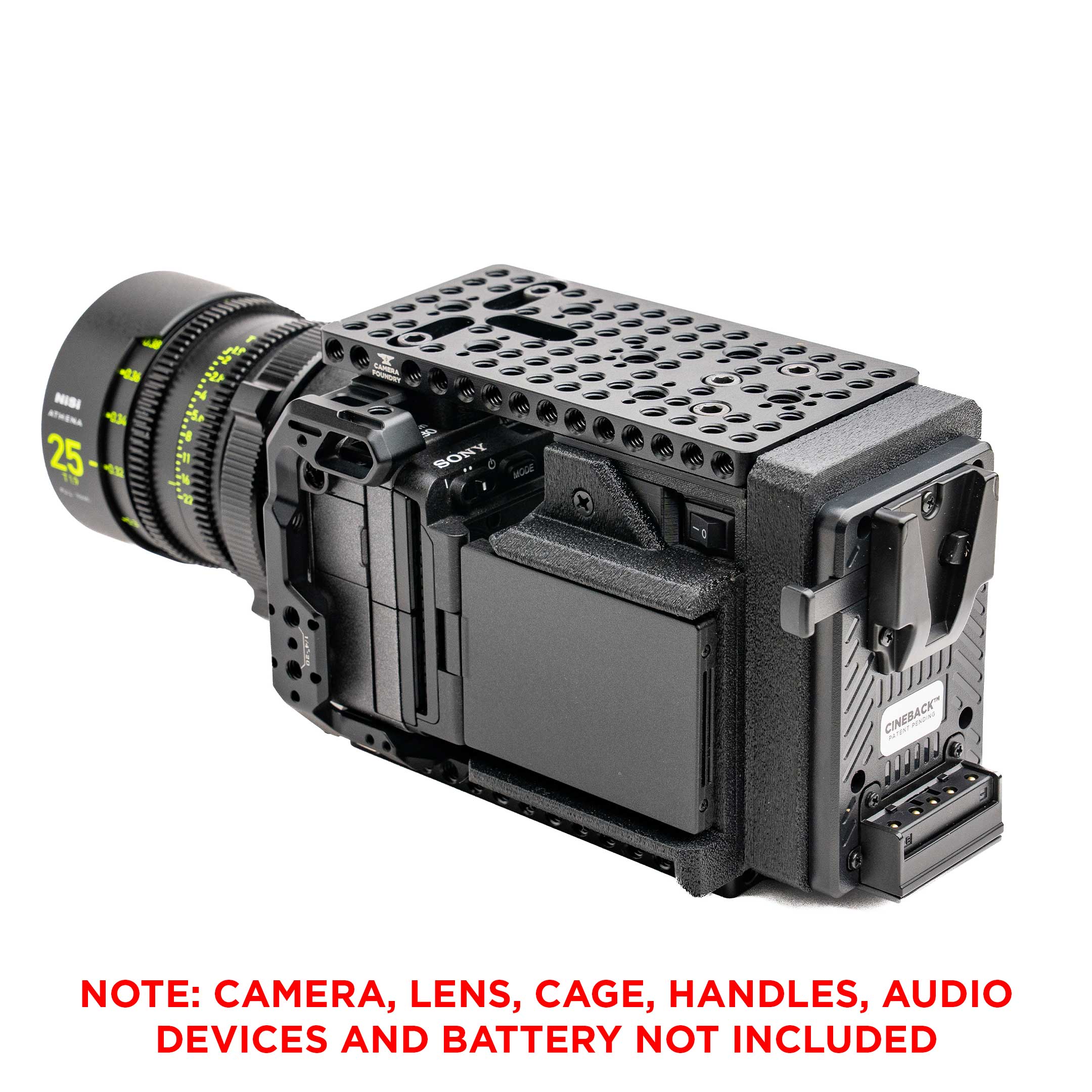 CineBack™ for FX3 and FX30