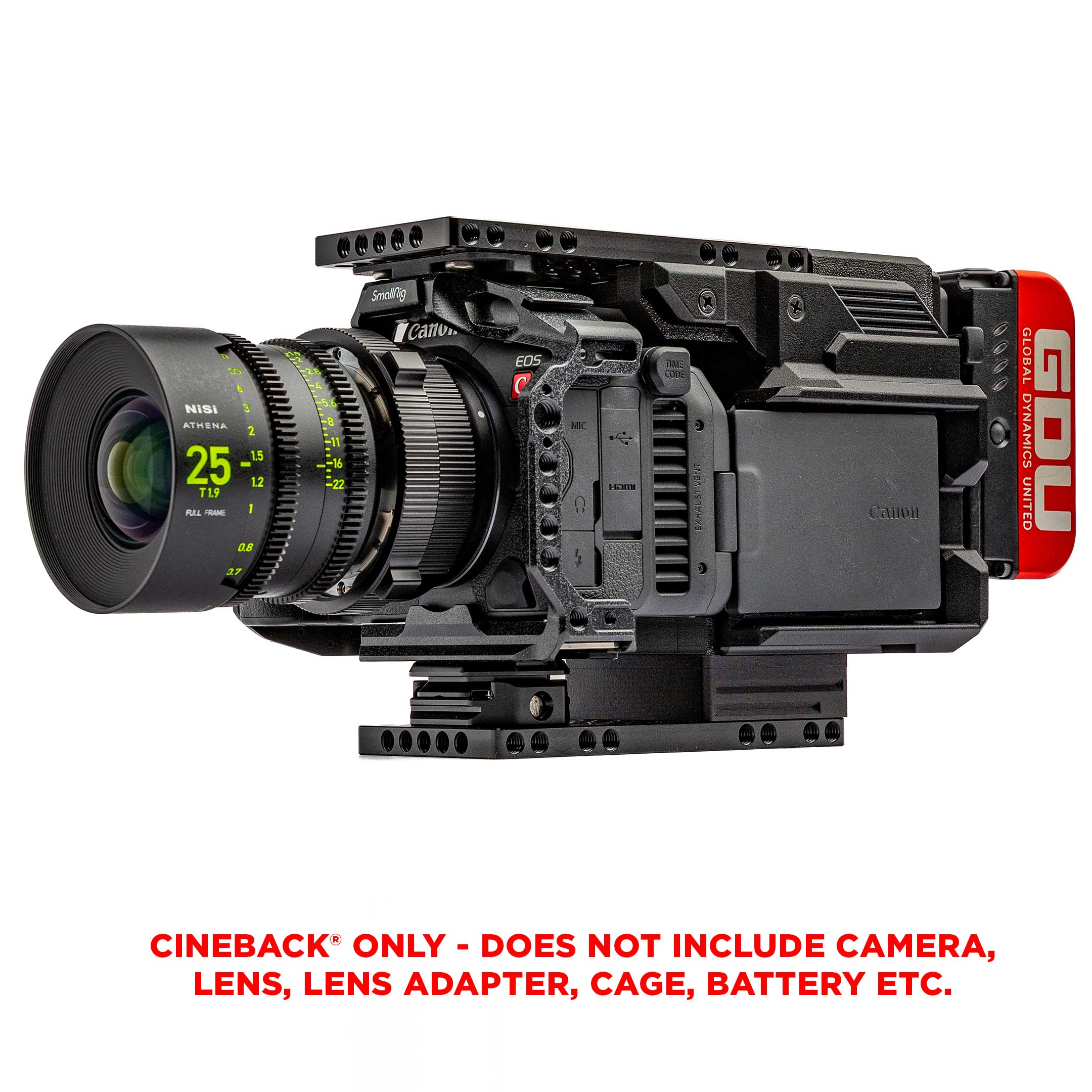 CineBack® for Canon R5c, R5 and R6