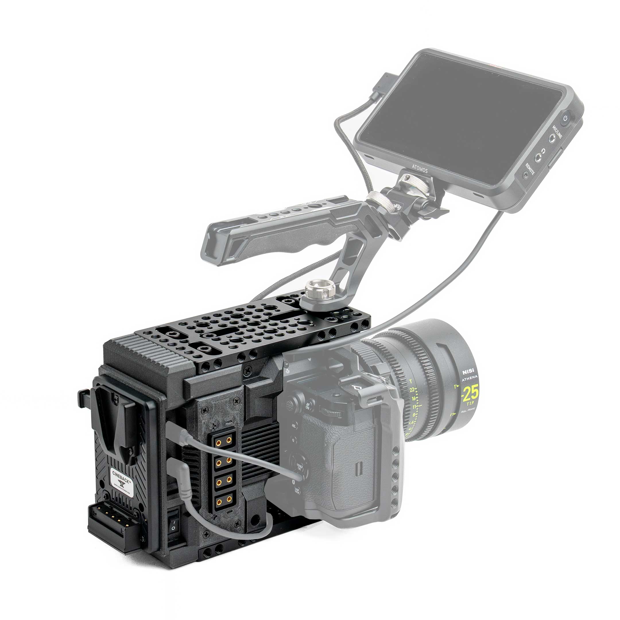 CineBack® V2 for Fujifilm X-H2S, X-H2, X-T4 and X-T5