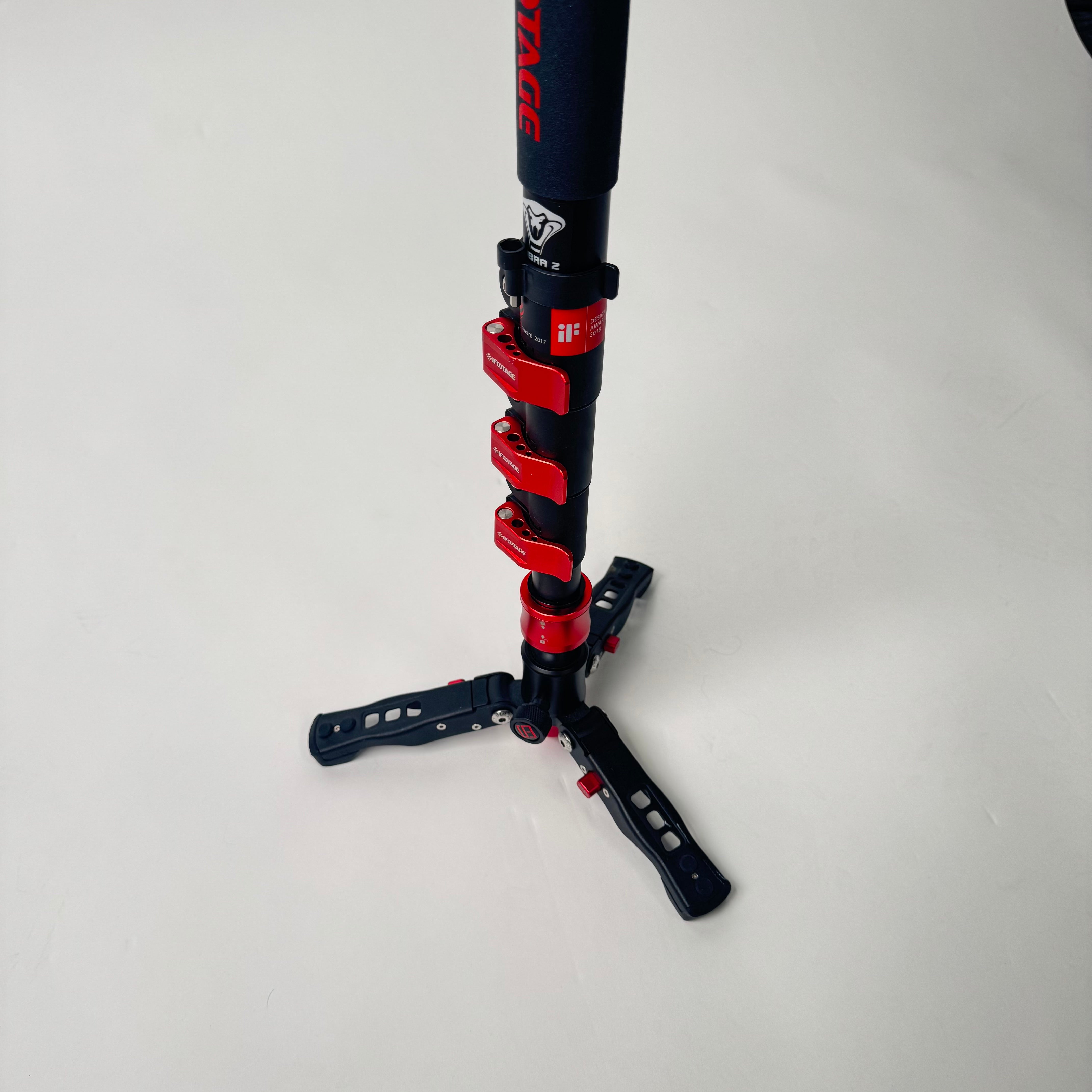 iFootage Cobra 2 Monopod with Base, Tripod Head and Carbon Fiber Extension