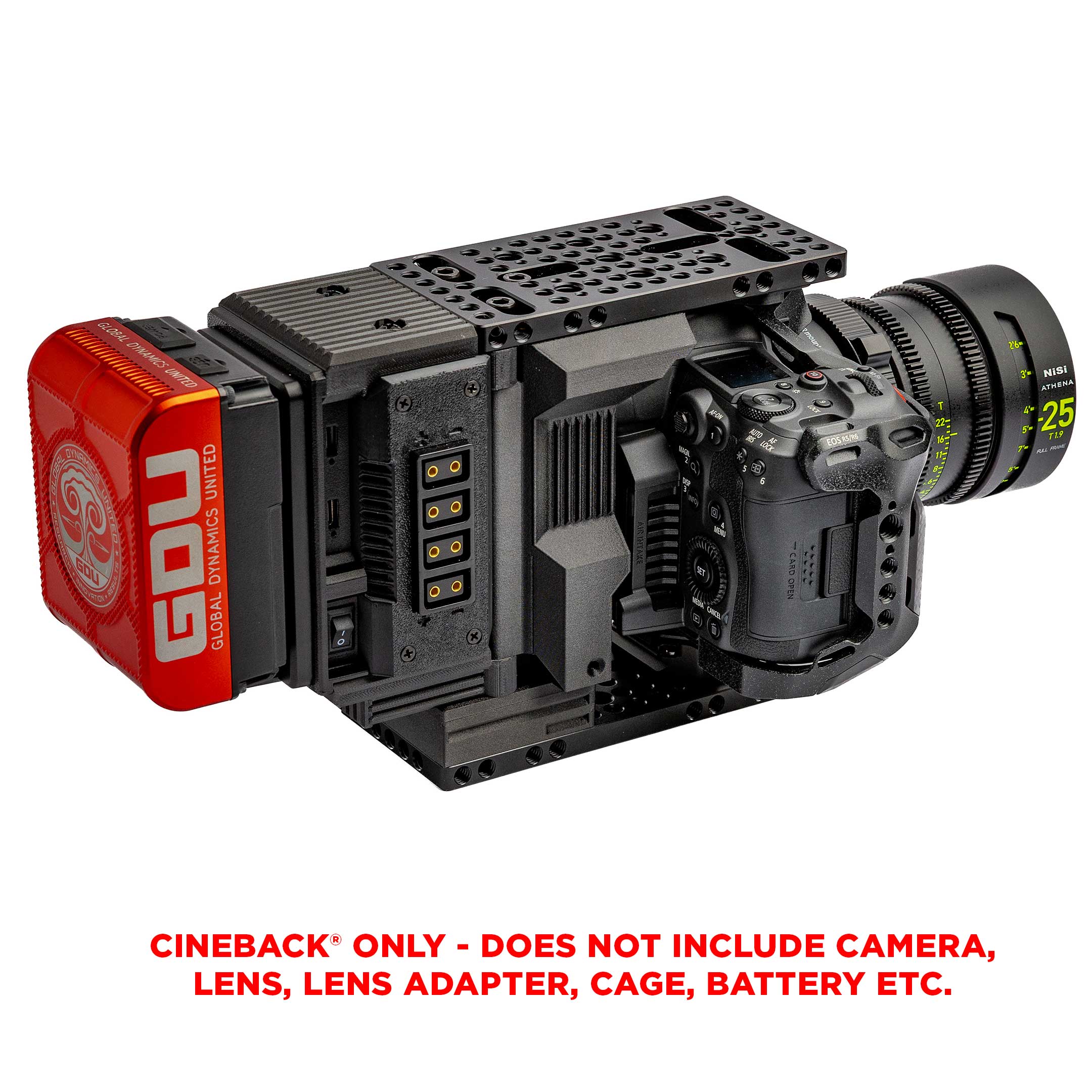 CineBack® V2 for Canon R5c, R5 and R6