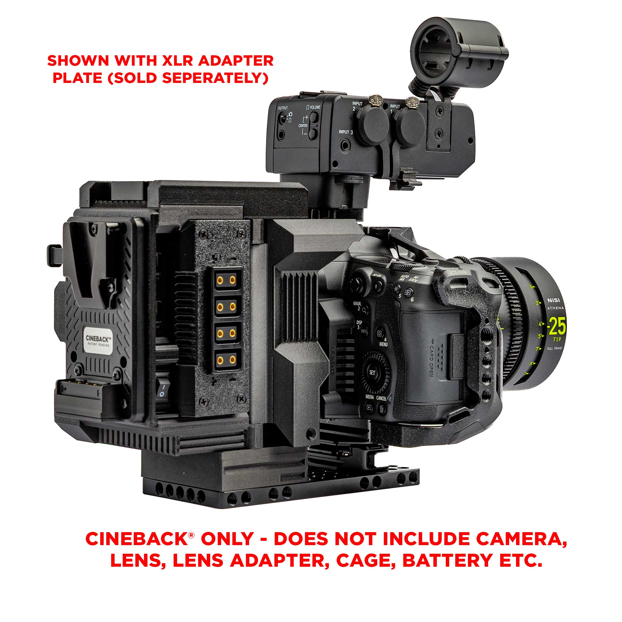Canon XLR Adapter for CineBack®